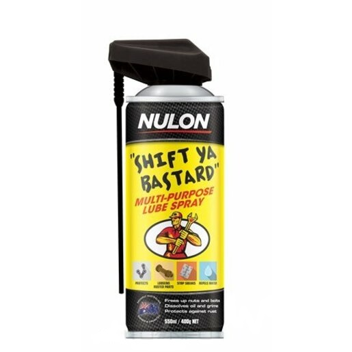 Nulon Shift Ya Bastard Multi-Purpose Lube Spray 400g