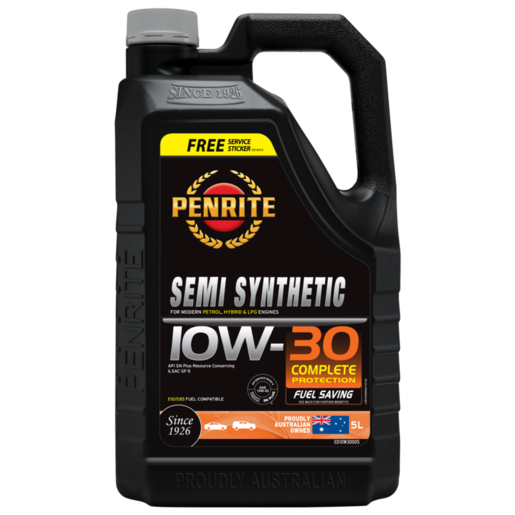 Penrite 10W-30 Semi Synthetic Engine Oil 5L