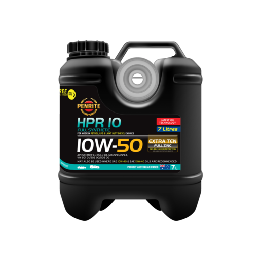 Penrite HPR 10 10W-50 Full Synthetic Engine Oil 7L