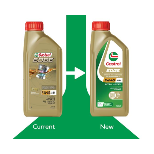 Castrol Edge 5W-40 A3/B4 Full Synthetic Engine Oil 1L