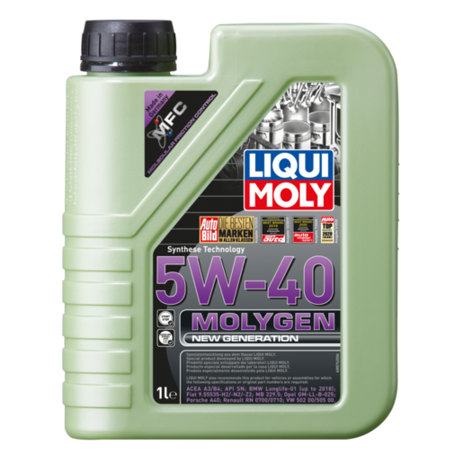 Liqui Moly Molygen New Generation 5W-40 Full Synthetic Engine Oil 1L