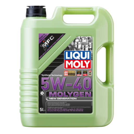 Liqui Moly Molygen New Generation 5W-40 Full Synthetic Engine Oil 5L
