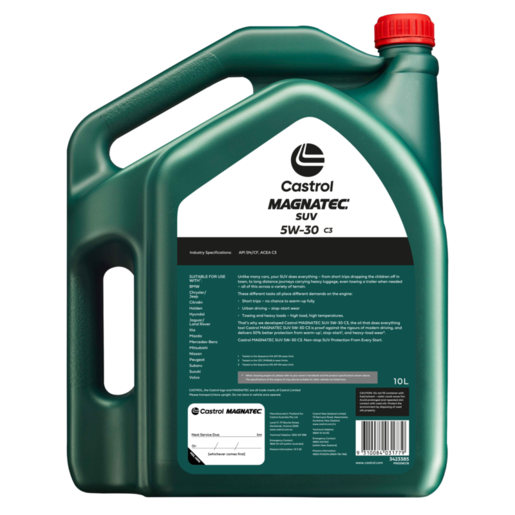 Castrol Magnatec 5W-30 C3 Full Synthetic SUV Engine Oil 10L