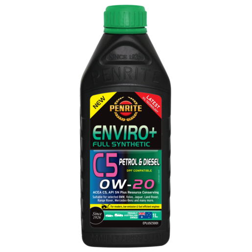 Penrite Enviro+ C5 0W-20 Full Synthetic Engine Oil 1L