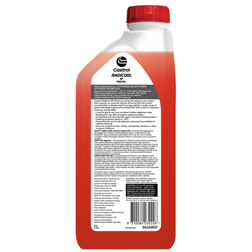 Castrol Radicool SF Premix Coolant 1L