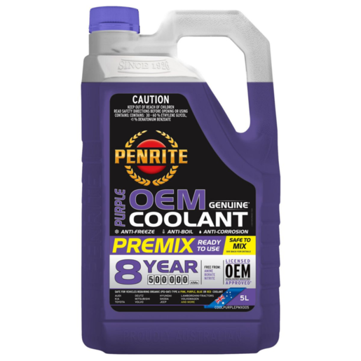 Penrite Purple OEM Premix Engine Coolant 5L