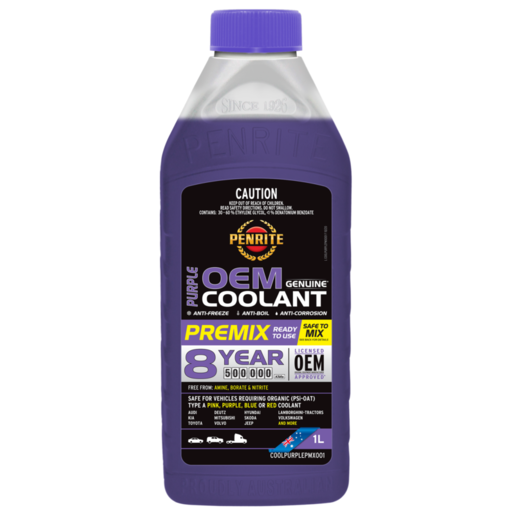 Penrite Purple OEM Premix Engine Coolant 1L