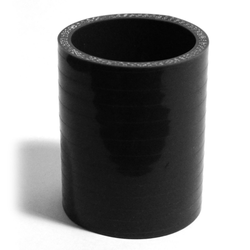 SAAS Straight 4 Ply Silicone Hose 51mm x 51mm x 76mm Black - SSH515176