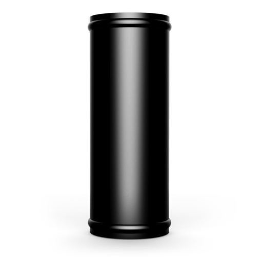 SAAS Pipe 76mm x 200mm Aluminium Black Anodised - SAP76200B