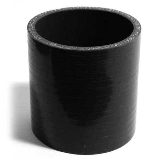 SAAS Straight 4 Ply Silicone Hose 70mm x 70mm x 76mm Black - SSH707076