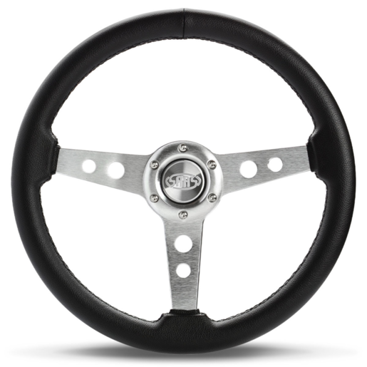 SAAS Steering Wheel PVC 14" ADR Retro Brushed Spoke - SW616OS-R