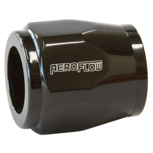 Aeroflow Hex Hose Finisher ID Black 1/2" 12.7mm - AF150-04BLK