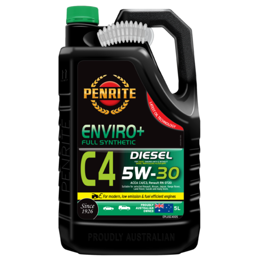 Penrite Enviro+ C4 5W-30 Full Synthetic Engine Oil 5L