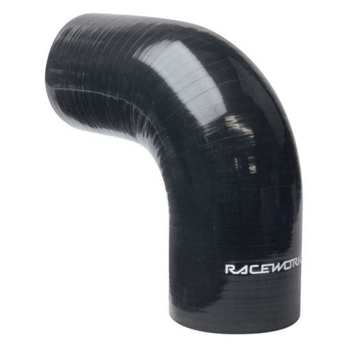 RaceWorks Silicone Hose 90 Degrees 3.5" 89mm Black - SHE-090-350BK