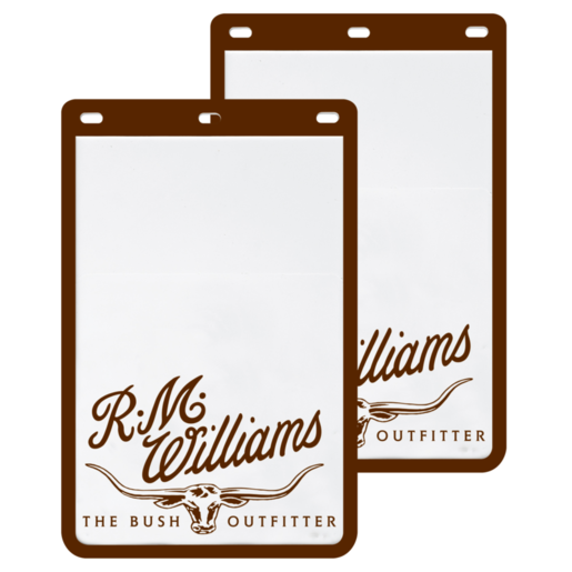 R.M.Williams Mud Flap White Set Of Two - MDRMW