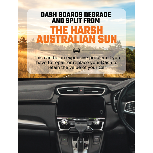 Sunland Dashmat To Suit Toyota Landcruiser 100 Series Charcoal - T56B06