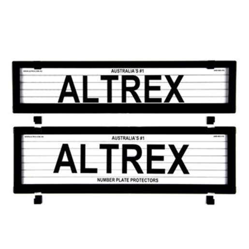 Altrex Auto Altrex Number Plate Protector Prestige NSW and SA Premium - 6PCL ...