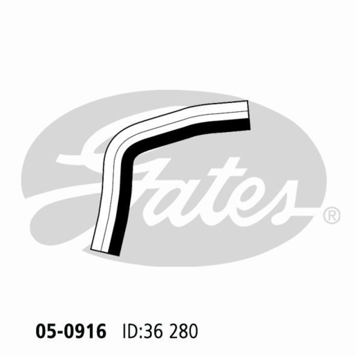 Gates Radiator Hose - 05-0916