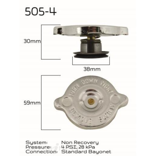 Tridon Radiator Cap - CR0430