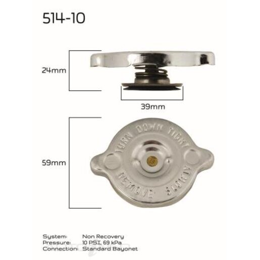 Tridon Radiator Cap CN1070