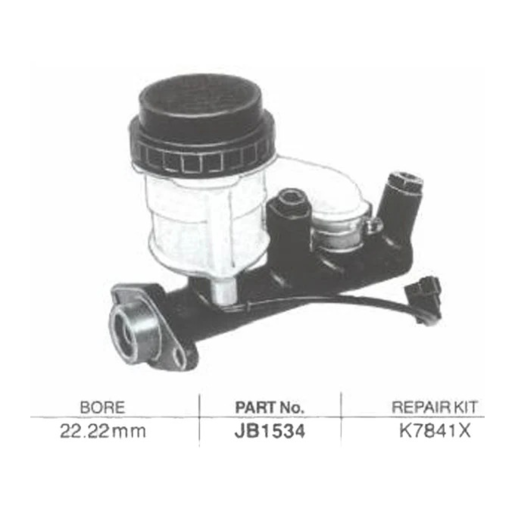 Protex Brake Master Cylinder - JB1600