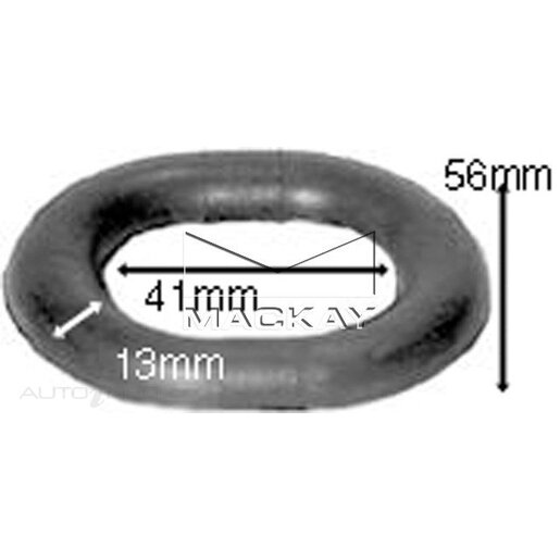 Mackay Exhaust Hanger Pipe/Muffler - EXM1136