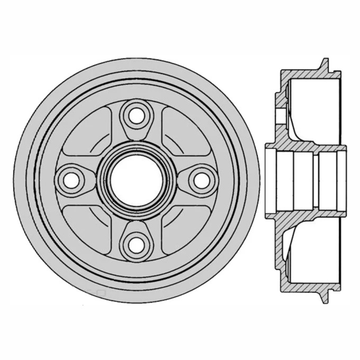 Protex Brake Drum - DRUM1671