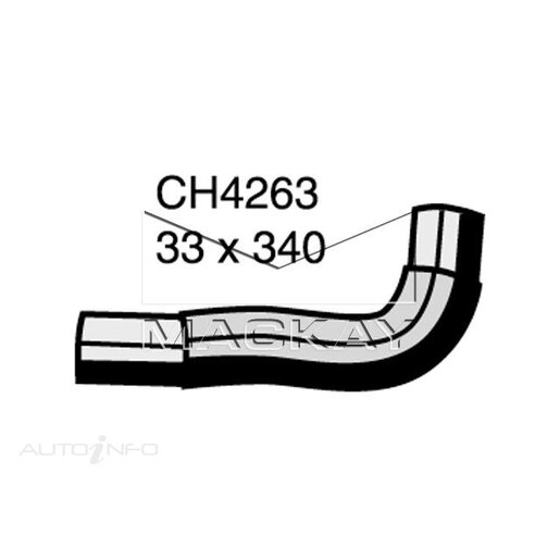 Mackay Radiator Lower Hose - CH4411