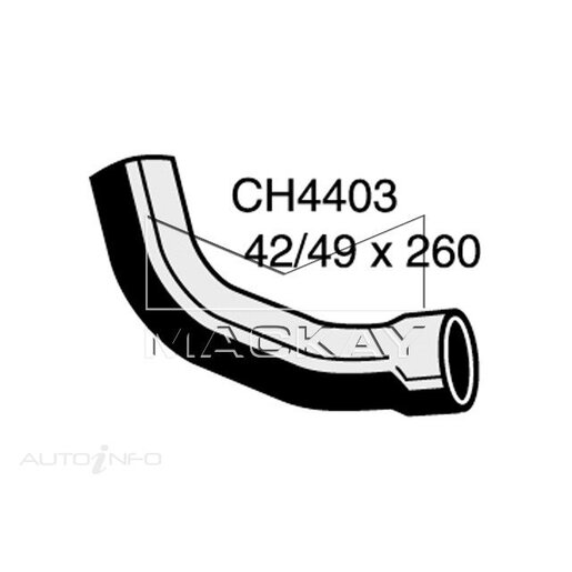 Mackay Radiator Lower Hose - CH4325
