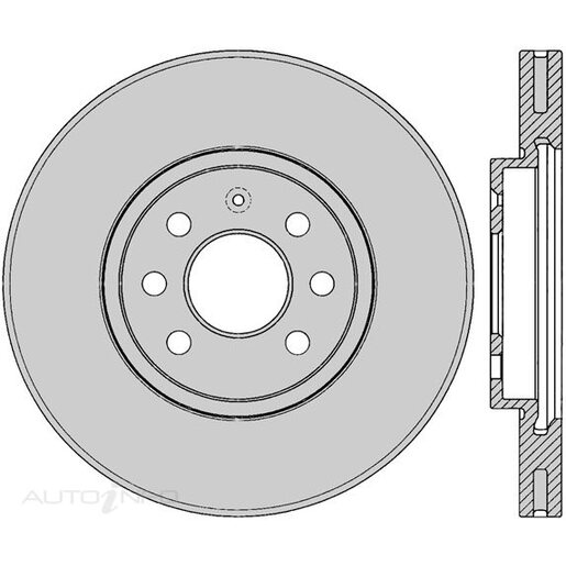 Protex Front Ultra 4WD Disc Rotor - DR12419