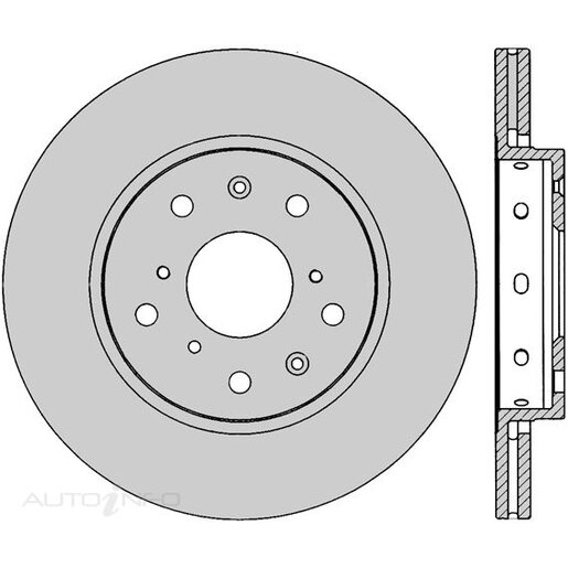 Protex Front Ultra 4WD Disc Rotor - DR12533