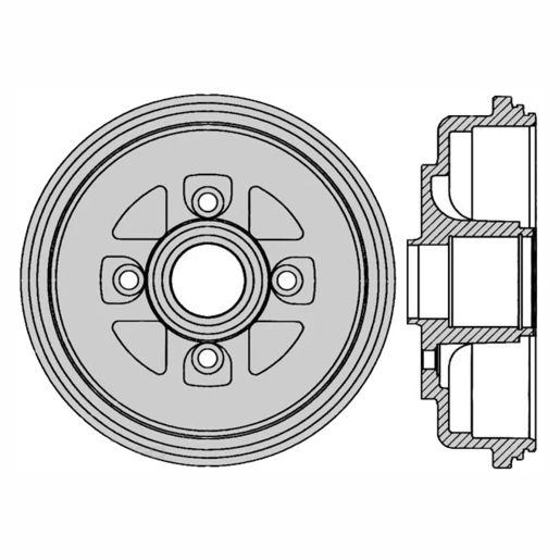 Protex Brake Drum - DRUM4157