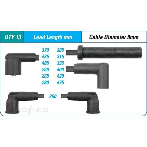 PAT Premium Spark Plug Lead Kit - ILS-199