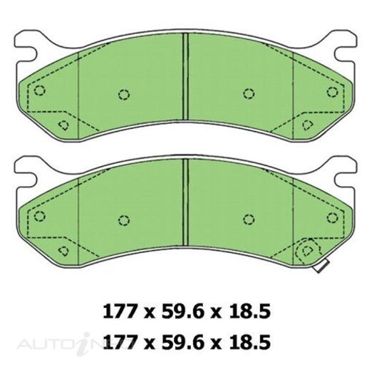 Protex Ultra Select Rear Brake Pads - CDB3073M