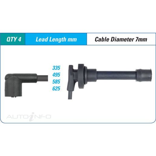 PAT Premium Spark Plug Lead Kit - ILS-088