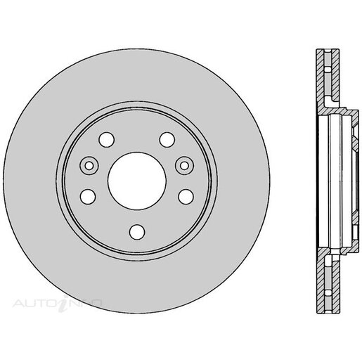 Protex Front Ultra 4WD Disc Rotor - DR1020