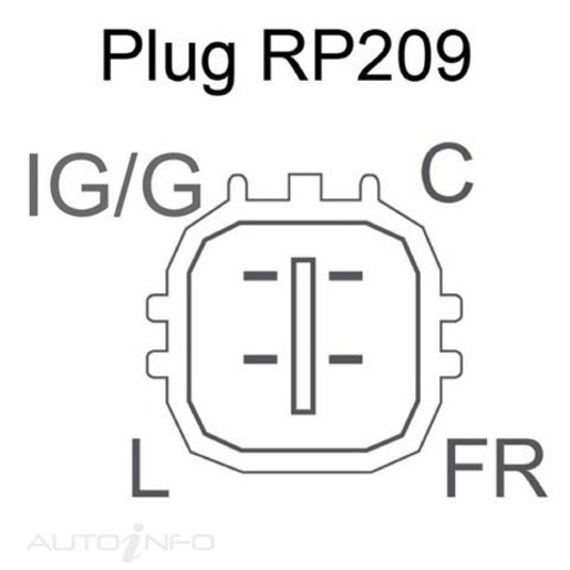 JAS Oceania Alternator 12V 130A - ANJ227