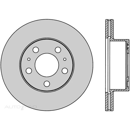 Protex Front Ultra 4WD Disc Rotor - DR383