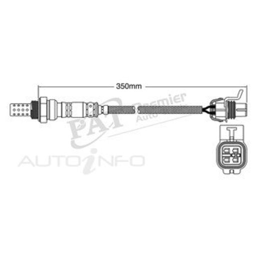 PAT Premium Oxygen/Lambda Sensor Post Catalytic Converter - EGO-804