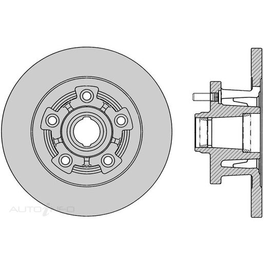 Protex Ultra Select Disc Rotor - Front - SDR013