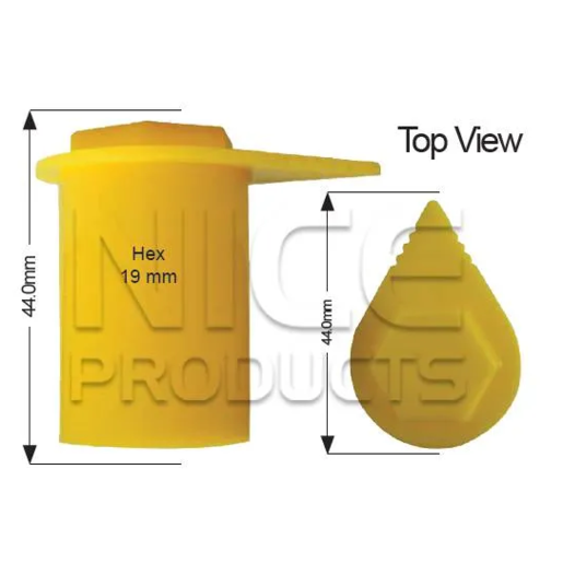 NIce Wheet Nut Indicator Cap 19mm - NWL19CAP