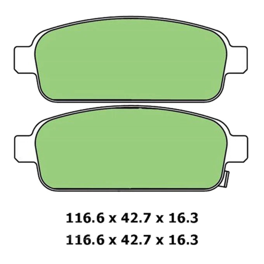 Protex Ultra Ceramic Plus Brake Pads - DB1990UP