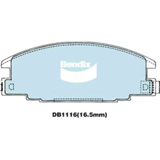 Bendix 4WD Front Brake Pads - DB321-4WD