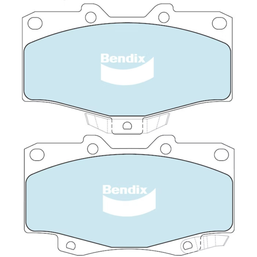 Bendix 4WD Front Brake Pads - DB1149-4WD