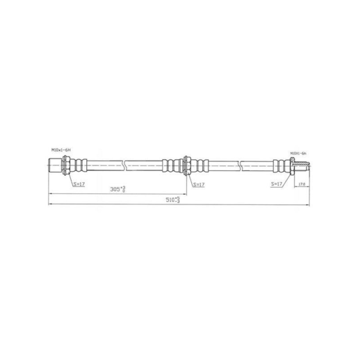 Protex Hydraulic Hose Front - H1803