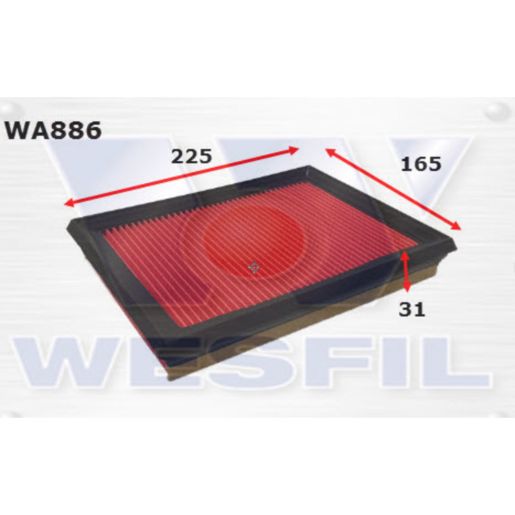 Wesfil Air Filter - WA886
