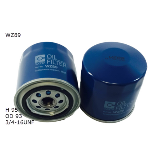 Cooper Oil Filter - WZ89A