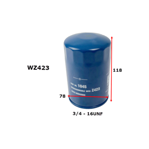Cooper Oil Filter Z423 to suit Mercedes - WZ423