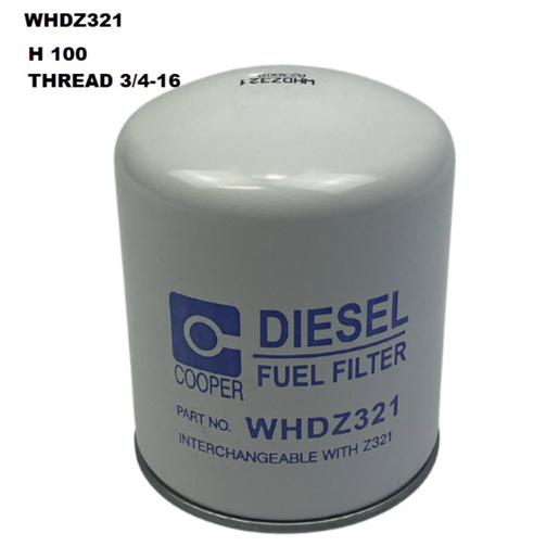 Cooper Diesel Fuel Filter To Suit Z321 Isuzu - WHDZ321