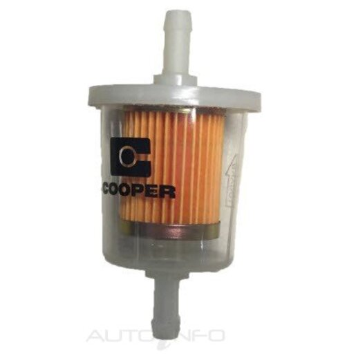 Cooper Plastic In Line Fuel Filter - WZ14